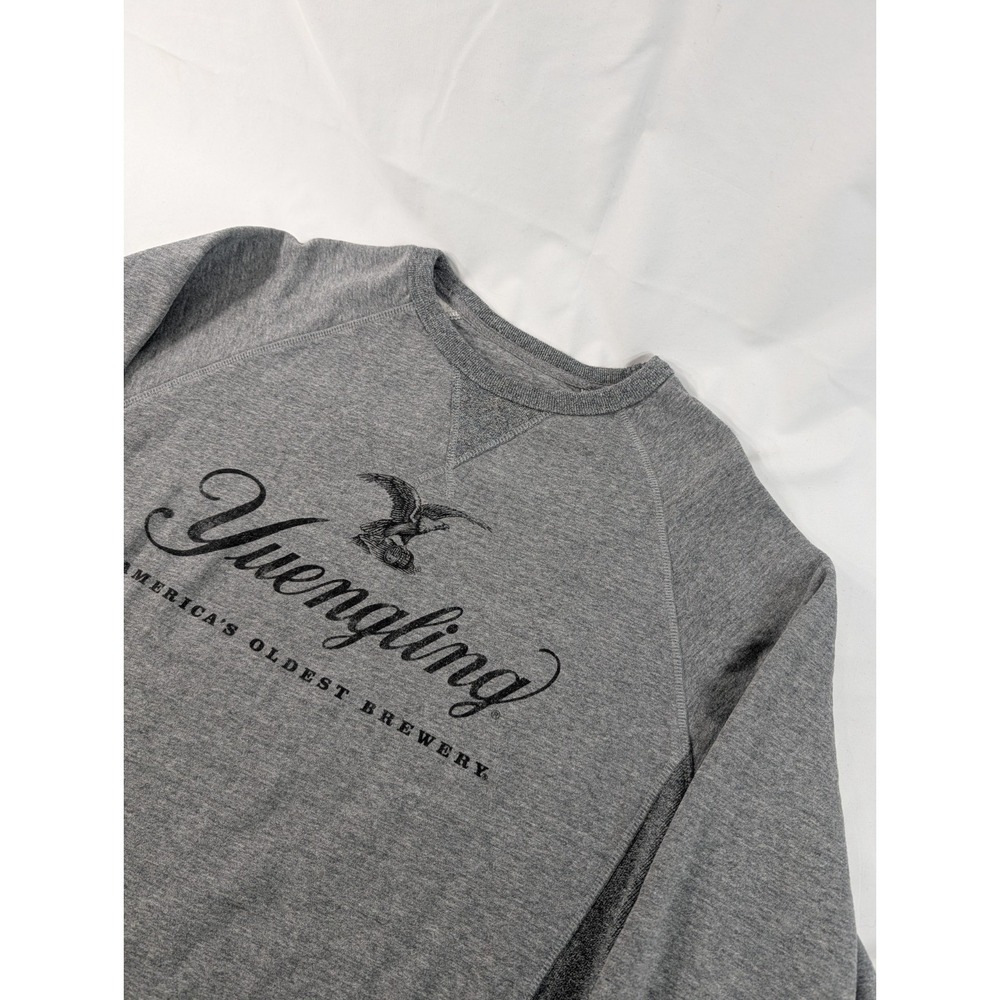 Brew City Yuengling Beer Hoodie Men's XXL Gray Pullover Sweatshirt Heathered